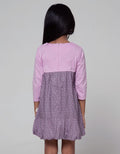 LS MIDI DRESS WOVEN