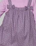 LS MIDI DRESS WOVEN