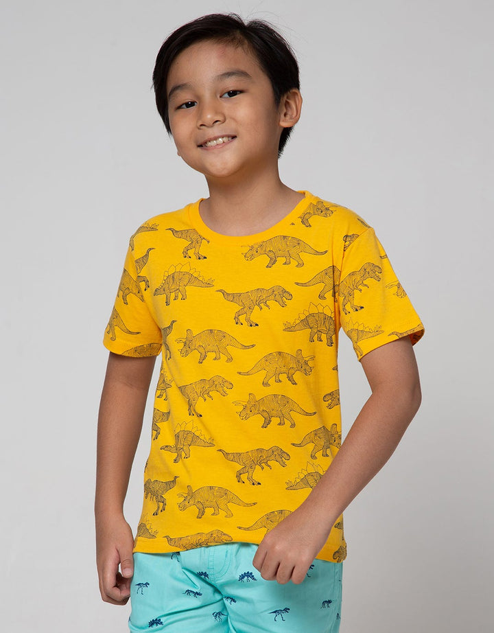 Little M Short Sleeve Dino T-Shirt