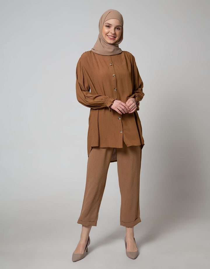 Annisa Long Pants Full Rubber Tapered