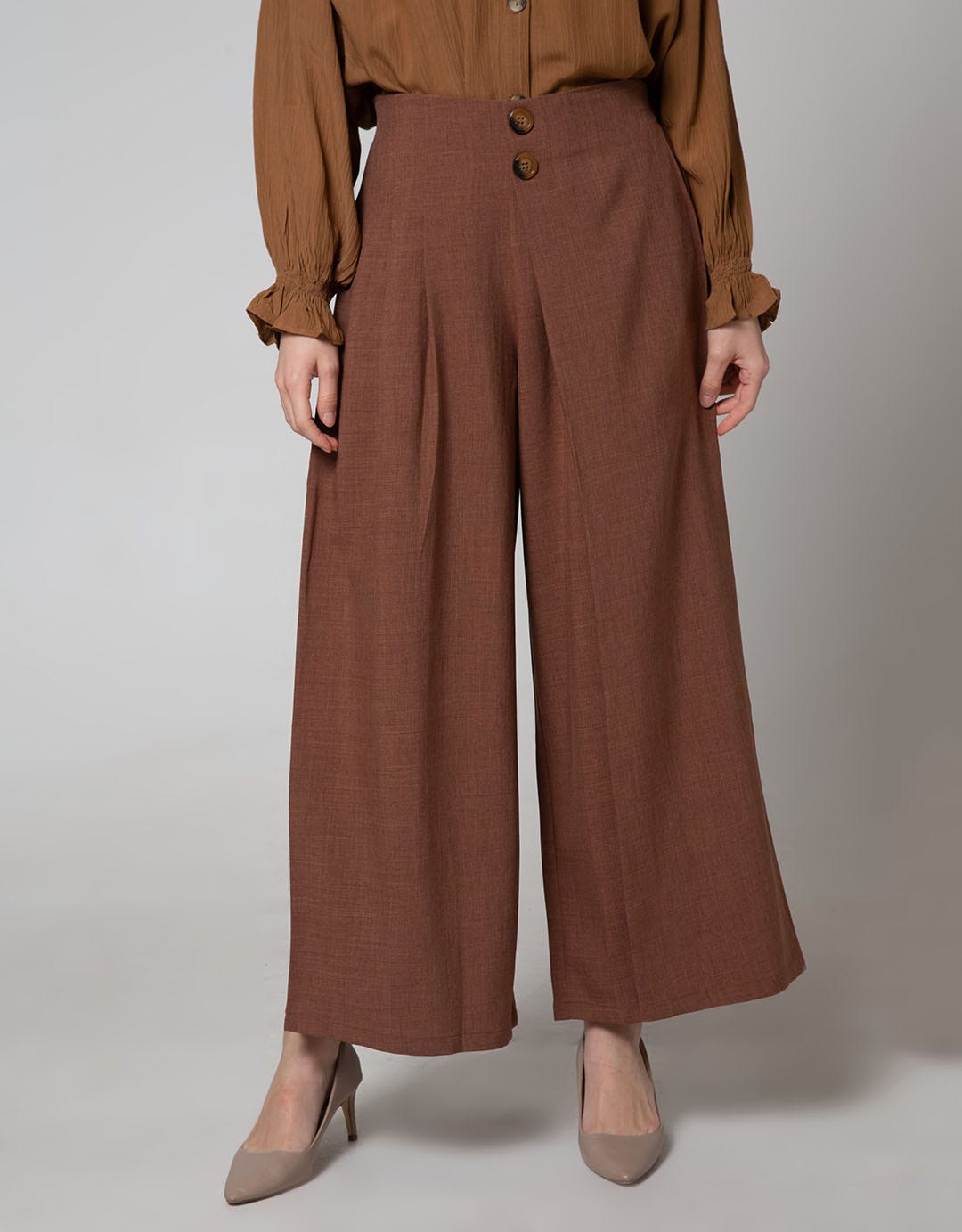 Annisa Long Pants Double Pleats Cullote