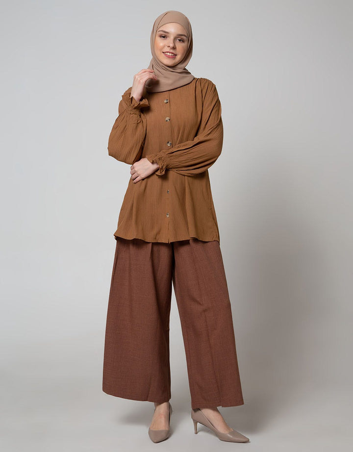 Annisa Long Pants Double Pleats Cullote