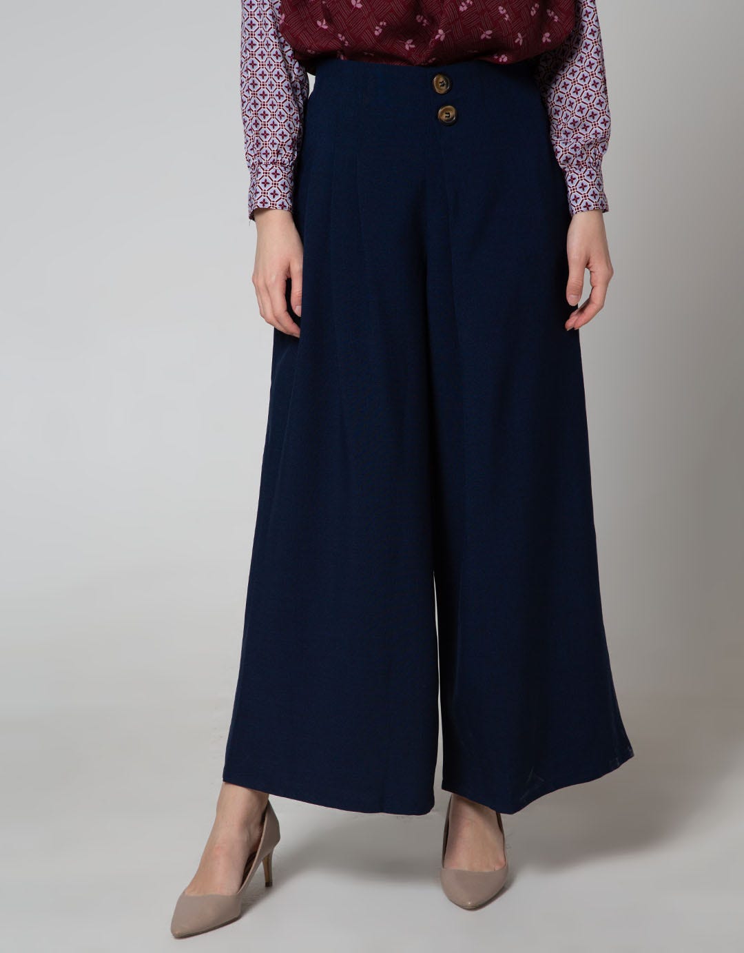 Annisa Long Pants Double Pleats Cullote