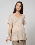 St. Yves Mom Short Sleeve T-Shirt Basic Knit Mom