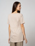 St. Yves Mom Short Sleeve T-Shirt Basic Knit Mom