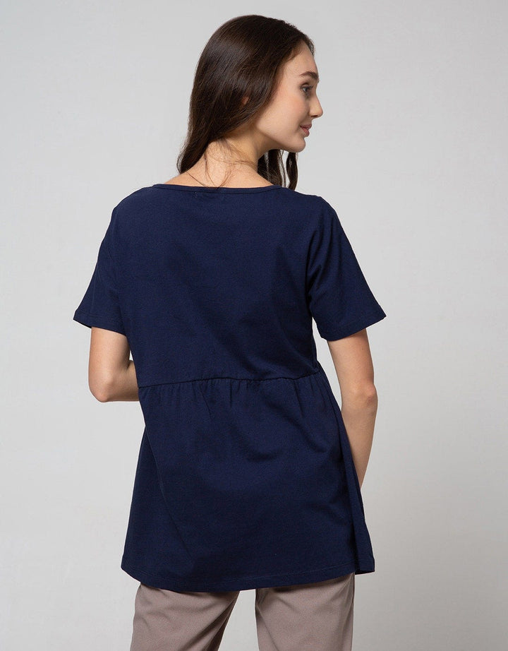 St. Yves Mom Short Sleeve T-Shirt Basic Knit Mom