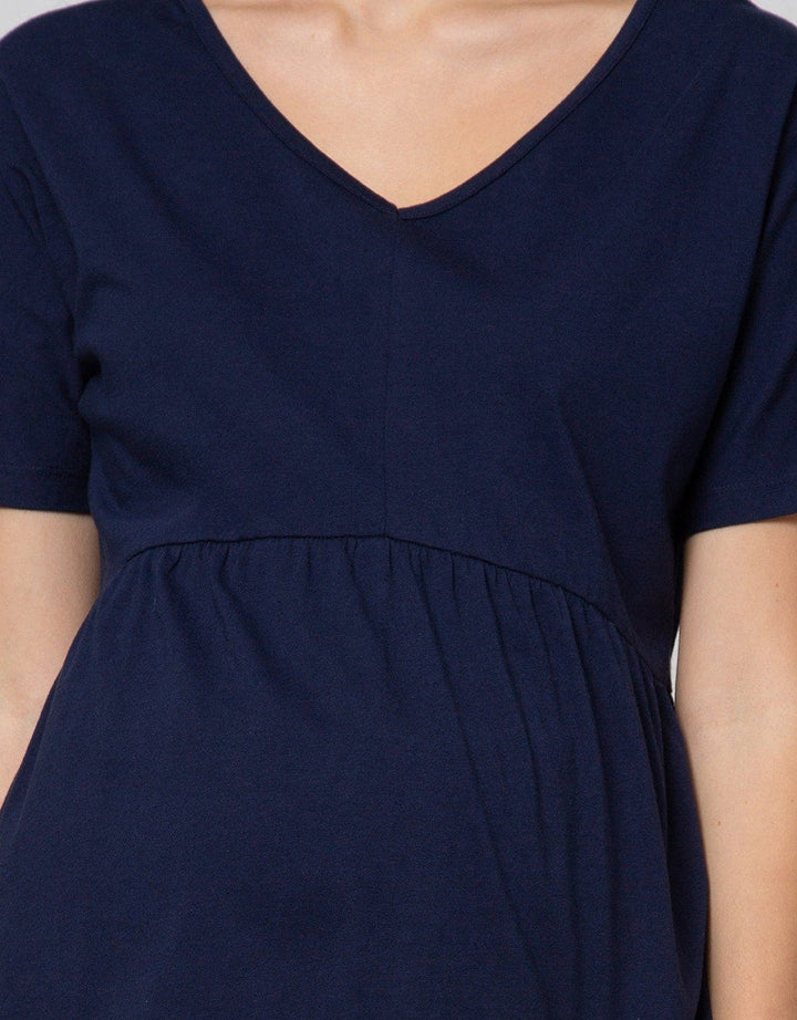 St. Yves Mom Short Sleeve T-Shirt Basic Knit Mom