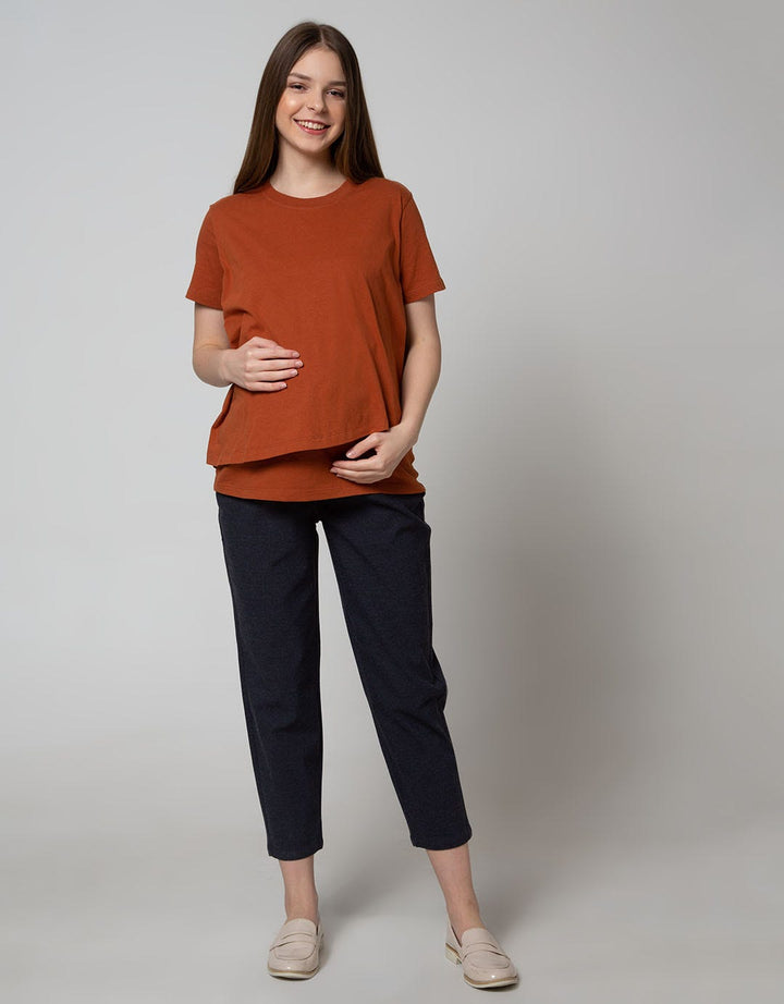 St. Yves Mom Short Sleeve T-Shirt Nursing Top 