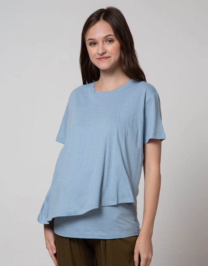 St. Yves Mom Short Sleeve T-Shirt Nursing Top 
