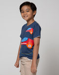 Little M Short Sleeve T-Shirt Aplikasi Pesawat
