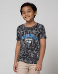 Little M Short Sleeve T-Shirt Tie Dyed Dinosaur