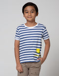 Little M Short Sleeve T-Shirt Stripe Dino
