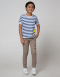 Little M Short Sleeve T-Shirt Stripe Dino