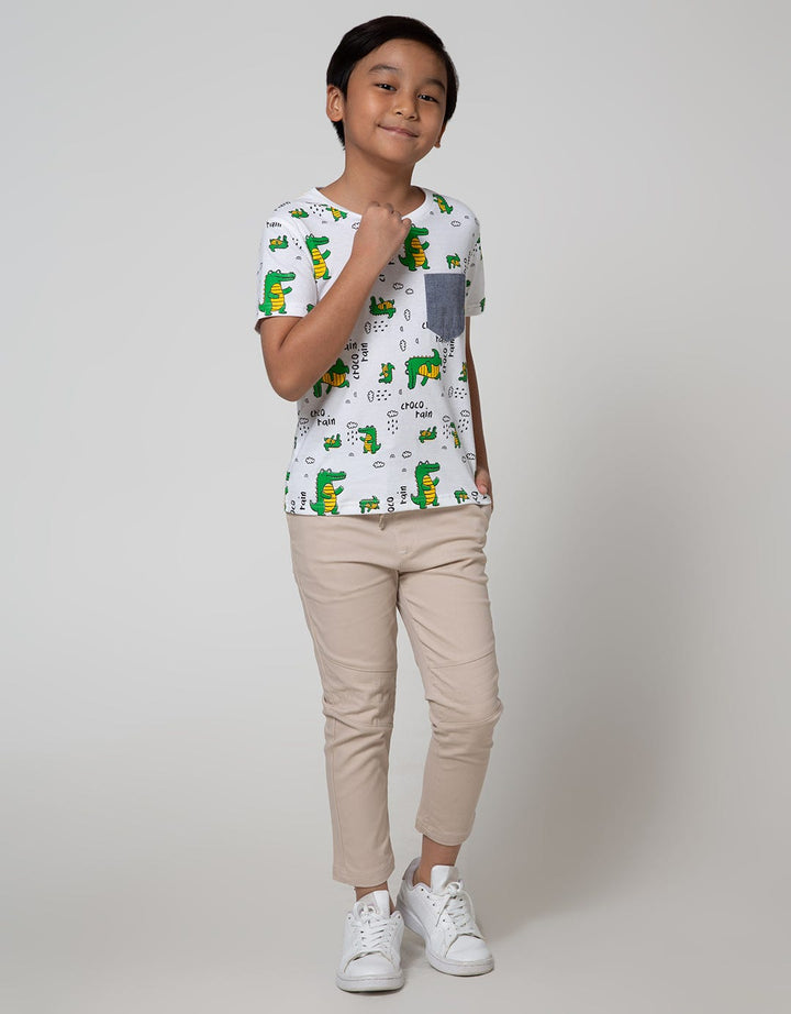 Little M Short Sleeve T-Shirt Croco