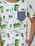 Little M Short Sleeve T-Shirt Croco