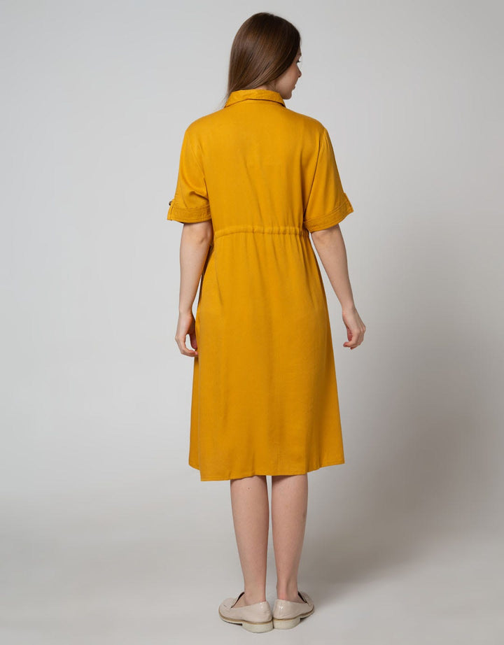 St. Yves Mom Short Sleeve Maxi Dress With Pocket