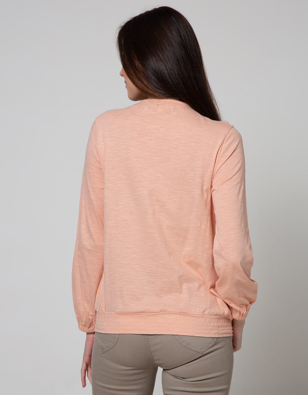 Triset Casual T Shirt Hidden Button