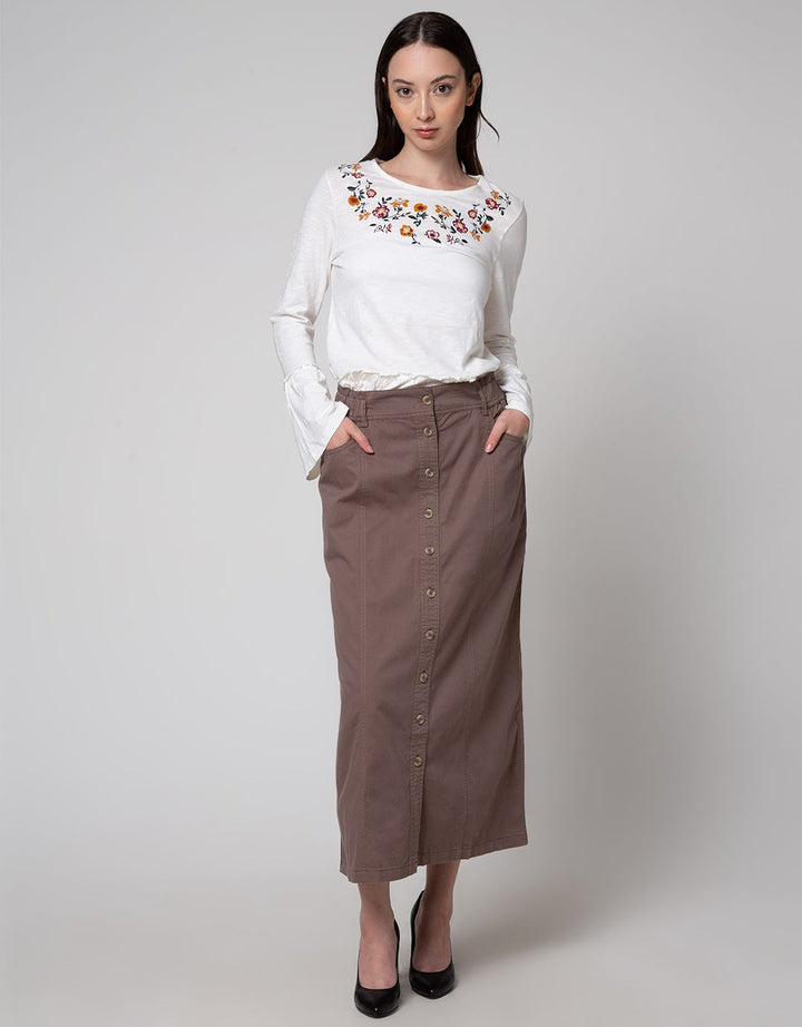 Triset Casual Look Button Skirts