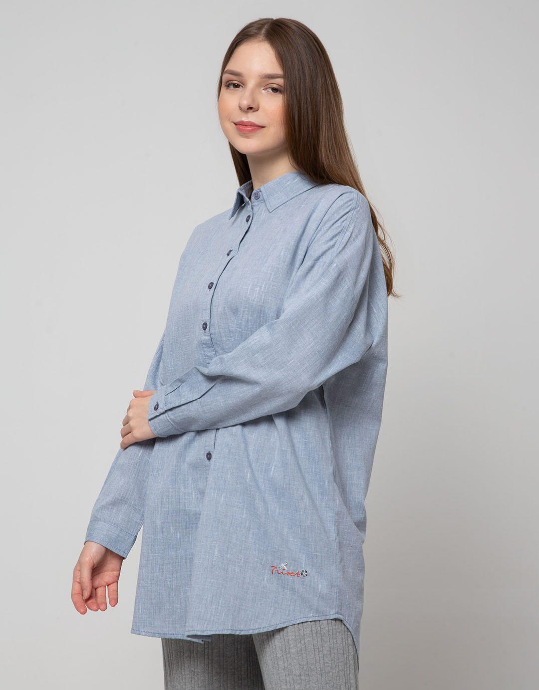 Triset Casual Blouses Basic Shirt