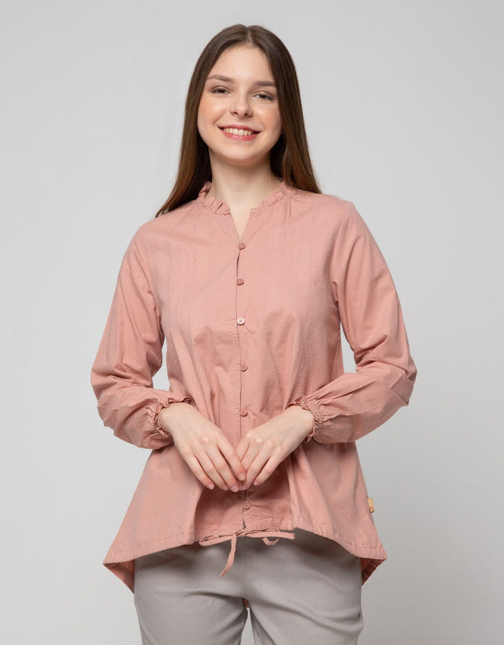 Triset Laces Collar Women's Blouse