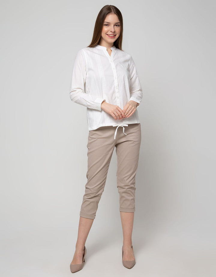 Triset Casual Blouses Shirt Plain