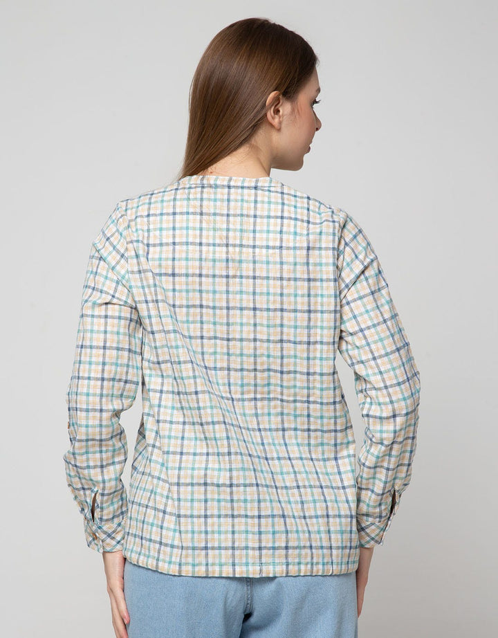 Triset Casual Blouses Pocket Chest