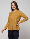 Triset Ladies Striped Print Blouses