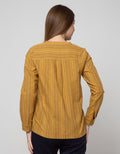 Triset Ladies Striped Print Blouses