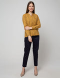 Triset Ladies Striped Print Blouses
