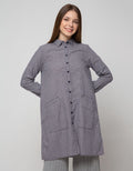 Triset Casual Dresses Shirt Plain