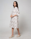 Triset Ladies Leaf Print Dress