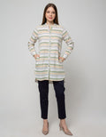 Triset Casual Blouses Kemeja V-Neck