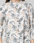 Triset Ladies Blouses Print Plant