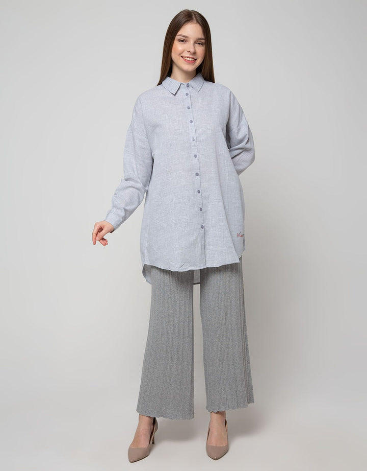 Triset Casual Blouses Full Button Shirt