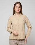 Triset Casual Blouses Detail Kerah V-Neck