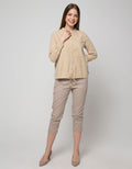 Triset Casual Blouses Detail Kerah V-Neck