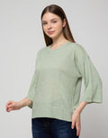Triset Ladies Knitwear Round Neck