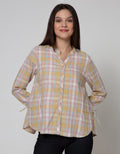 Triset Casual Plaid Casual Blouse