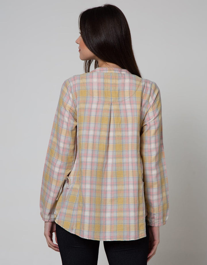Triset Casual Plaid Casual Blouse