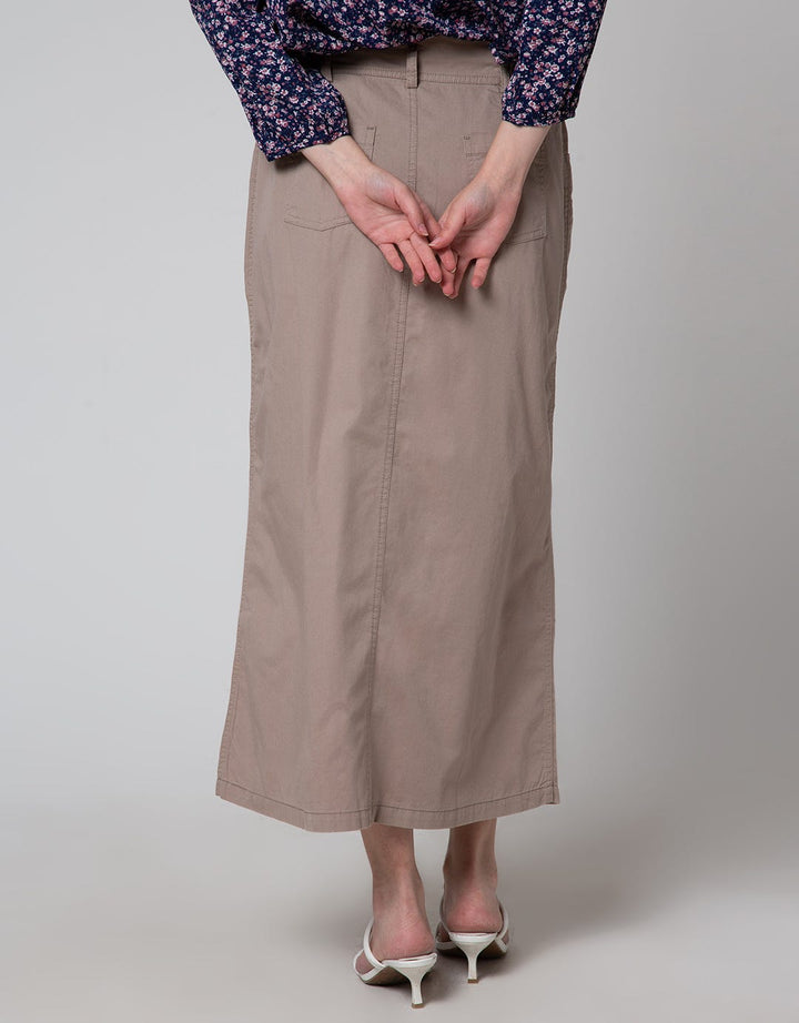 Triset Casual Button Skirts