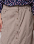 Triset Casual Button Skirts