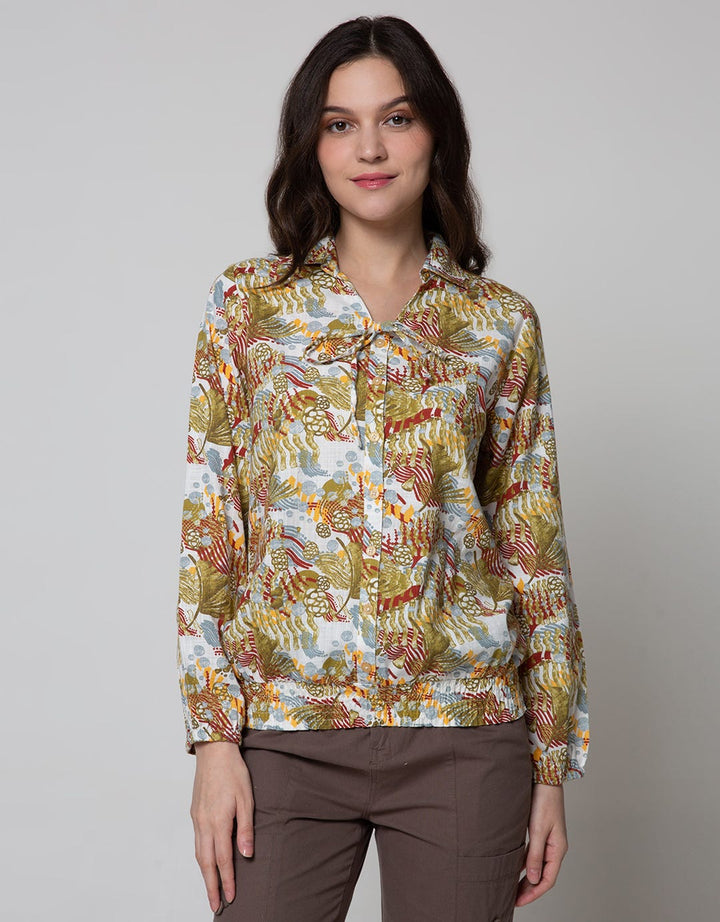 Triset Ladies Blouses Classic Print