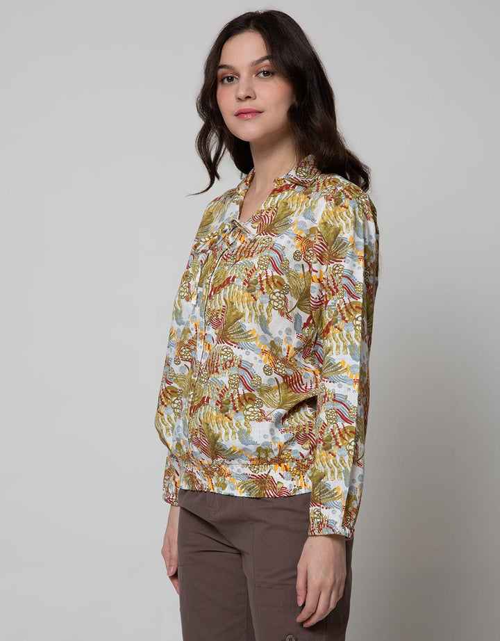 Triset Ladies Blouses Classic Print