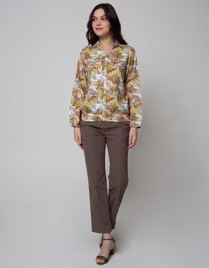 Triset Ladies Blouses Classic Print