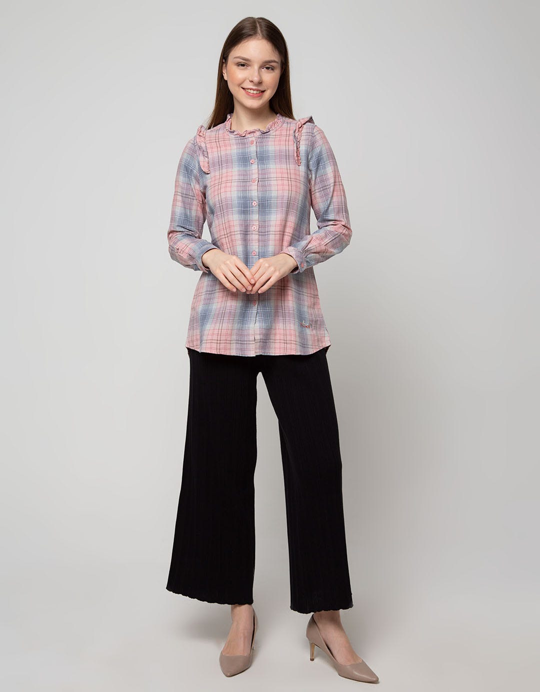 Triset Casual Blouses Print Cubes