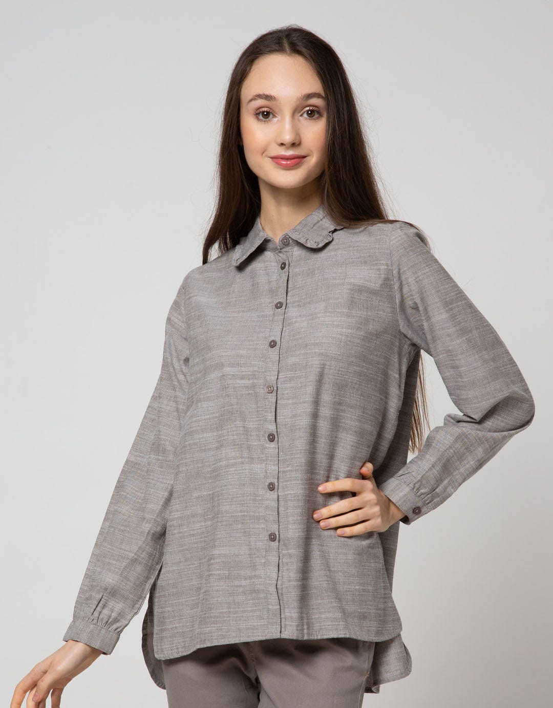Triset Ladies Blouses Motif Stripe Abstrak