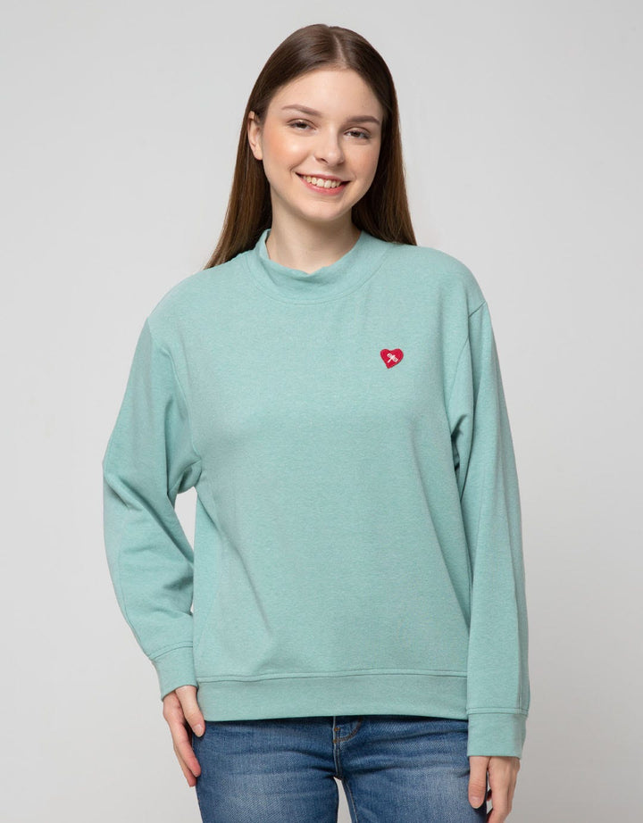 Triset Casual Long Sleeve T-Shirt Print Logo Love