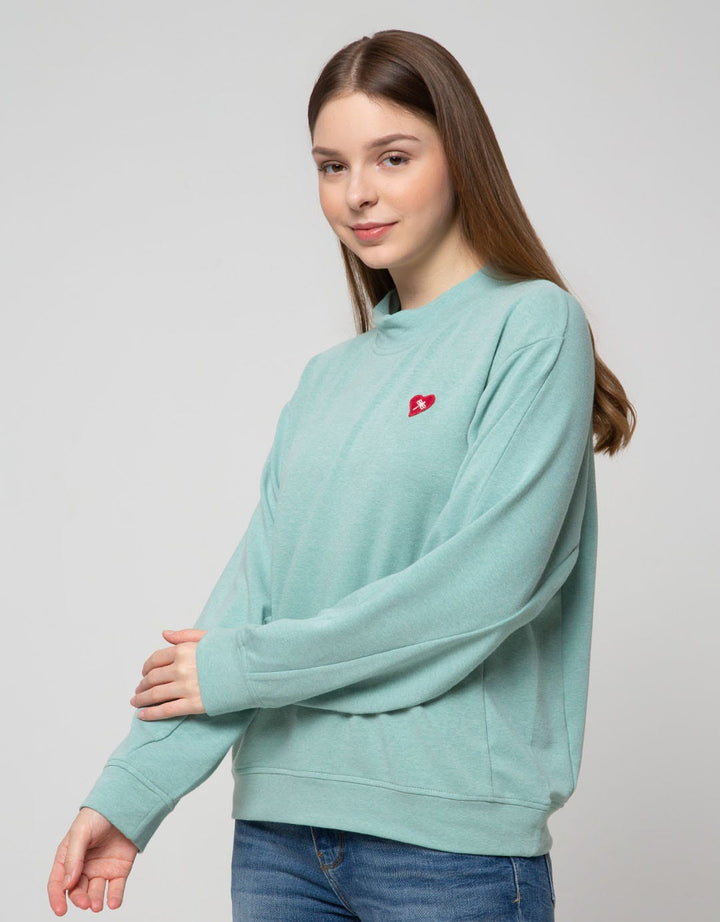 Triset Casual Long Sleeve T-Shirt Print Logo Love