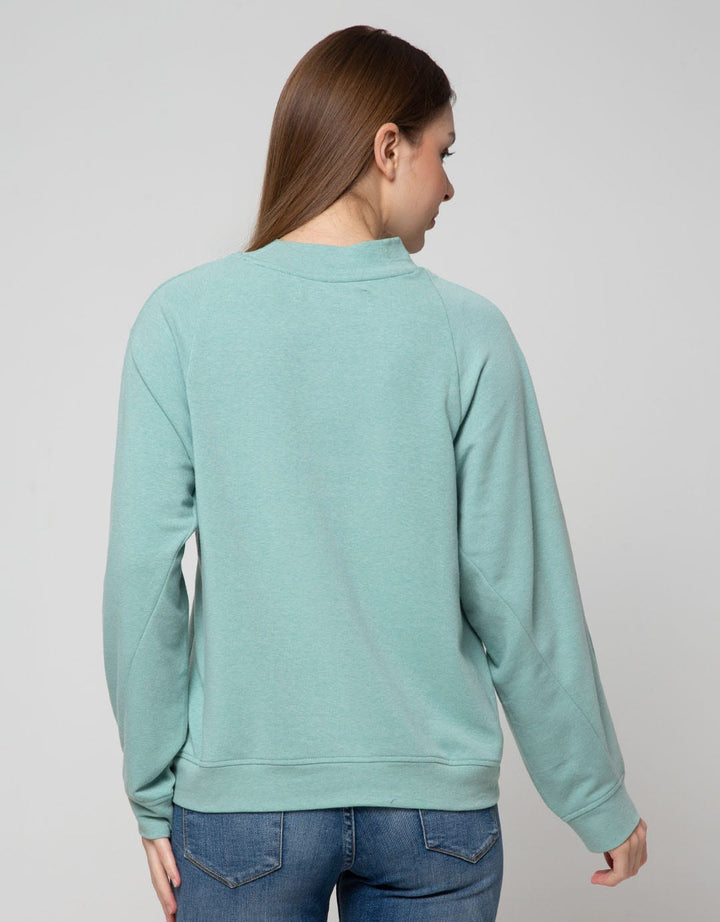 Triset Casual Long Sleeve T-Shirt Print Logo Love