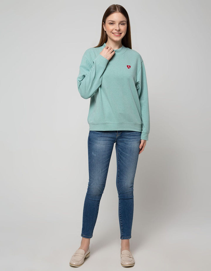 Triset Casual Long Sleeve T-Shirt Print Logo Love
